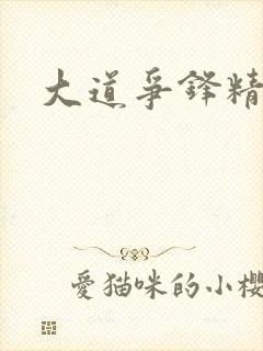 大道争锋精校版