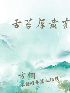 舌苔厚黄有齿痕