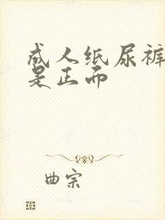 成人纸尿裤哪边是正面