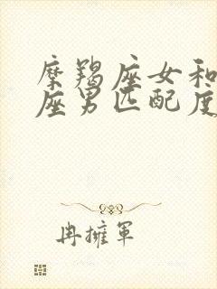 摩羯座女和处女座男匹配度高吗