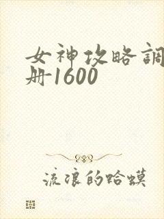 女神攻略调教手册1600
