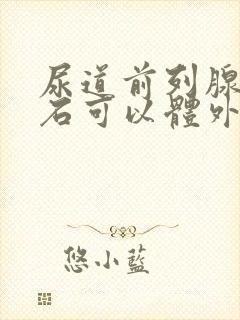 尿道前列腺部结石可以体外碎石吗