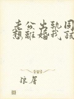 老公出轨同性不想离婚我该怎么办