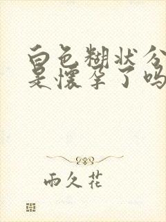 白色糊状分泌物是怀孕了吗