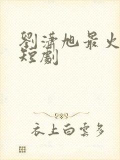 刘潇旭最火十部短剧