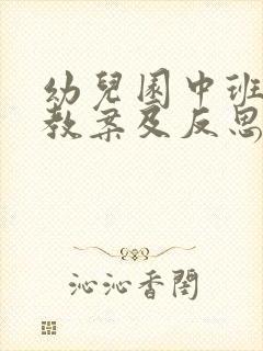 幼儿园中班绘本教案及反思