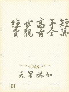 绝世高手短剧免费观看全集