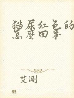 猫尿红色的东西怎么回事