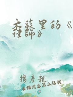木苏里的《一级律师》