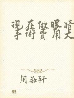 现在做眼睛近视手术费用大概多少钱