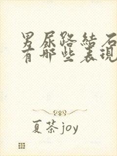 男尿路结石症状有哪些表现