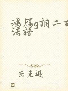 鸿雁g调二胡指法谱