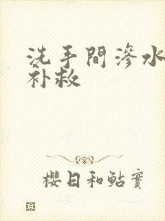 洗手间渗水怎么补救