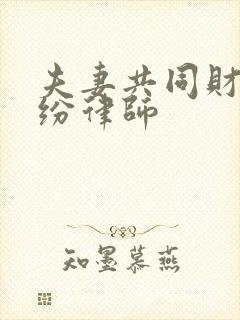 夫妻共同财产纠纷律师