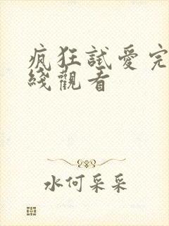 疯狂试爱完整在线观看