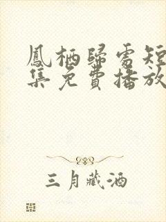 凤栖归处短剧全集免费播放