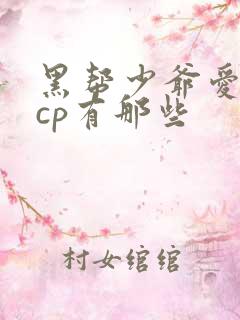 黑帮少爷爱上我cp有那些