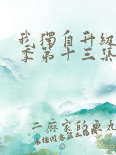 我独自升级第二季第十三集在线观看