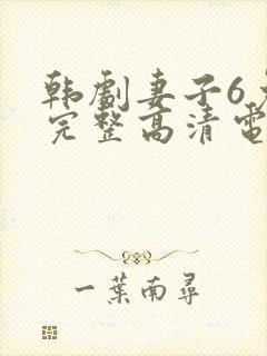 韩剧妻子6免费完整高清电视剧在线看中文