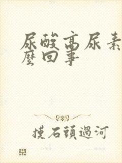 尿酸高尿素高怎么回事