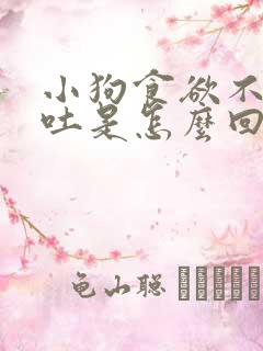 小狗食欲不振呕吐是怎么回事