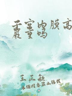 子宫内膜高回声严重吗