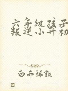 六年级孩子厌学叛逆小升初怎么办