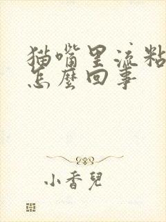 猫嘴里流粘液是怎么回事