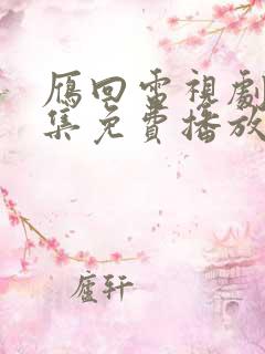 雁回电视剧36集免费播放