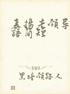 表扬老领导的话语简短