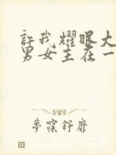 许我耀眼大结局男女主在一起了吗