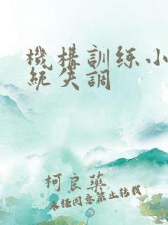 机构训练小儿感统失调