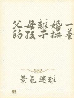 父母离婚一周岁的孩子抚养权归谁