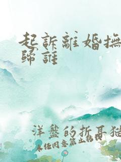 起诉离婚抚养权归谁