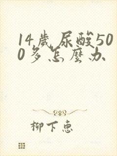 14岁尿酸500多怎么办