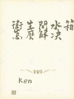 卫生间水箱漏水怎么解决