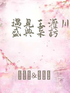 遇见王沥川国剧盛典采访