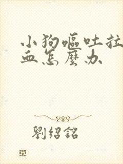 小狗呕吐拉稀带血怎么办