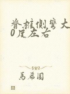 脊椎侧弯大概20度左右