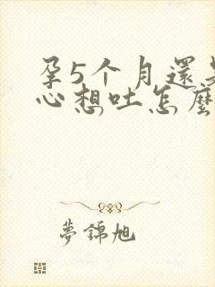 孕5个月还是恶心想吐怎么回事