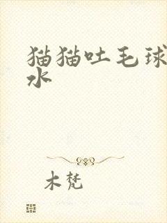 猫猫吐毛球和黄水