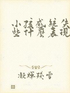 小孩感统失调有些什么表现