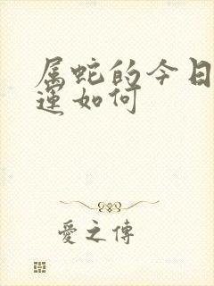 属蛇的今日偏财运如何