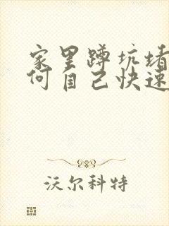 家里蹲坑堵了如何自己快速疏通