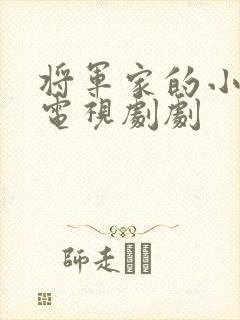 将军家的小娘子电视剧剧