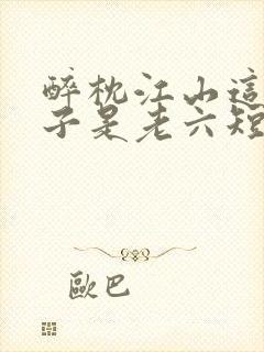 醉枕江山这个皇子是老六短剧播放