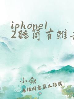 iphone12听筒有杂音滋滋怎么办