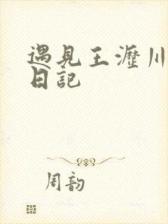 遇见王沥川拍摄日记