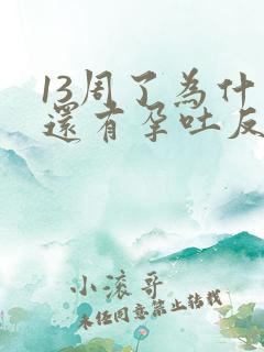 13周了为什么还有孕吐反应