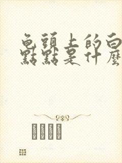 龟头上的白色小点点是什么